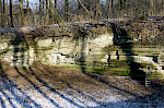 Rinnenstrukturen im Unterconiacium der Erwitte-Formation an der Schledde bei Soest, Münsterländer Kreidebecken. © Jörg Mutterlose
