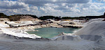 Fluviatil-limnische Quarzsande der Walbeck-Formation (Münster-Gruppe, Untermaastrichtium) im Quarzsandwerk Weferlingen/Sachsen-Anhalt sind im Allertal-Graben erhalten. © Birgit Niebuhr